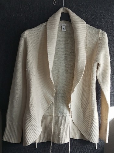 Strickjacke xs creme - h&m, |