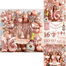 16 Geburtstag Deko Set