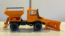 Wiking, Unimog 1300 mit Schneepflug, Vitrinenmodell