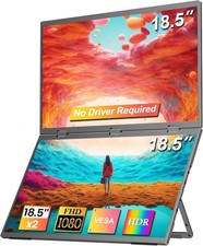 18,5" Dual Portable Folding