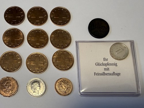 Münzen konvolut schweiz - 14,