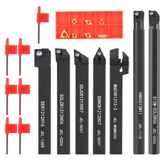 Drehmeißel mit Wendeplatten 12mm Bohrstange Schaftdrehmaschine Drehmeißelhalter