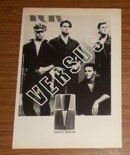 Seltene Werbung vintage VERSACE VERSUS Parfum - Versace Profumi 1991
