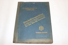 Betriebsanleitung - Drehbank Drehmaschine - DIEDESHEIM GmbH - HP II - Bj. 1957