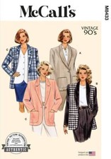 Schnittmuster Damenblazer 90er