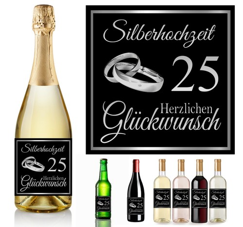 Flaschenetikett zum - 1,