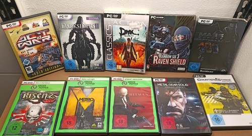 15x spiele konvolut mass - pc, |