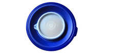 Tupperware Spritzschutzring für großen Candy 2 Liter mit Deckel blau