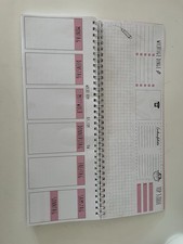 Schreibtischkalender unbenutzt (ohne Jahresangabe, individuell nutzbar)