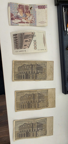 Italienische lire banknoten - italienische,