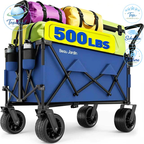 Bollerwagen faltbar 300l 250kg - bollerwagen,