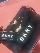 Dkny rosegold pave logo - dkny,