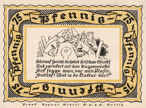 Verschiedene scheine notgeld - verschiedene,