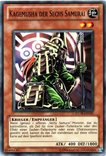 Stor de025 kagemusha der - stor-de025, sechs