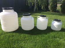 Weithalsfass Futtertonne 10 20 30 60 l Kunststoff Regen  Fass Gepäcktonne !!!