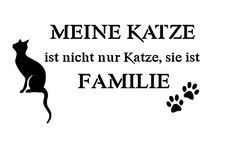 Schablone " MEINE KATZE IST