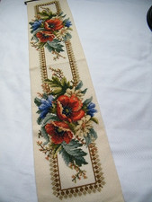 Kreuzstich Stickbild Blumen