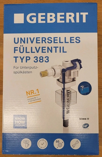 Geberit füllventil typ 383 - geberit,
