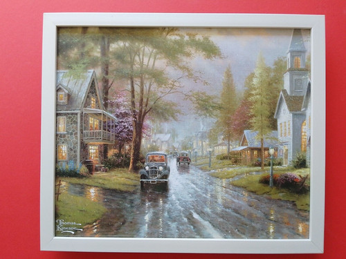 Thomas kinkade druck hometown - kinkade,