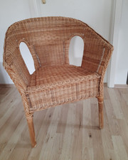Korbgeflecht Esszimmerstuhl
