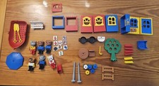 Lego Fabuland Konvolut, Teile von 3622, 3675, 3795 u.a. gebraucht