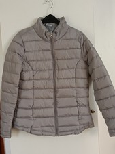 Damen Steppjacke Silberfarben