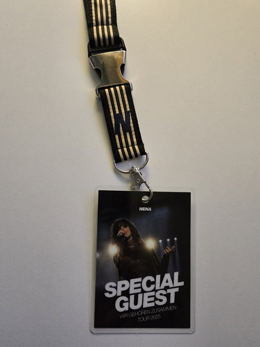 Nena konzertausweis lanyard - nena,