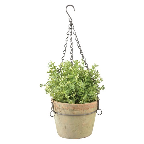 Blumenampel terracotta topf - blumenampel,