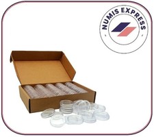 100 Stück Münzkapseln / Kapseln 26 mm für 2 Euro Münzen   # CAPS100