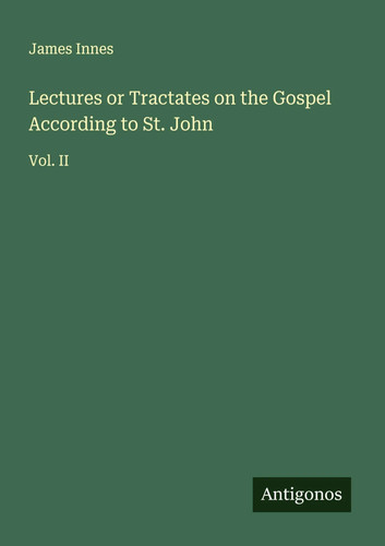 James innes lectures or - |,