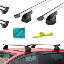 Dachträger für Mercedes C-Klasse W203 4-Tür 2000-2007 Aluminium Dachgepäckträger