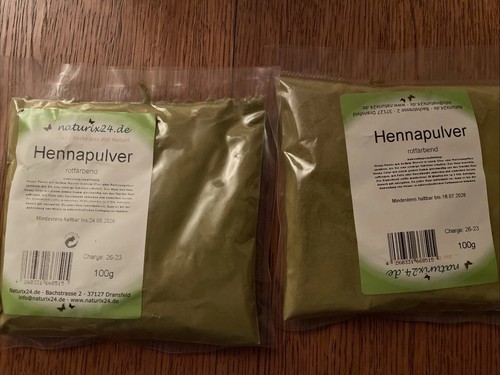 Henna pulver rot 200 g - pulver, rot,