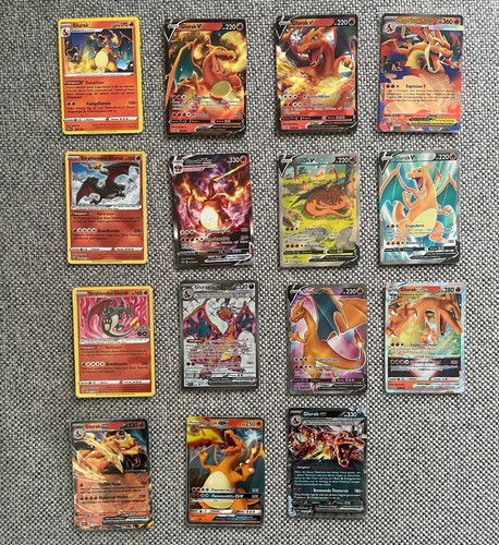 Glurak pokemon karten - glurak,