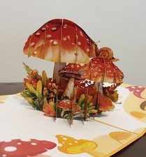 🍄 3D Pop up Karte