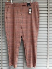 M&S Slim Fit Karo Hose UK 20 R