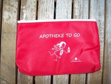 Apotheke to go Täschchen mit Werbung-Reiseapotheke-Medikament-Pflaster-Kosmetik