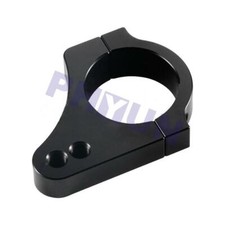 54MM Schwarz Aluminium Motorrad Lenkungsdämpfer Gabel Montagehalterung Klemme