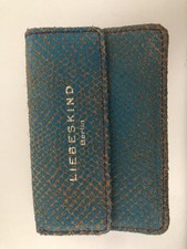 Liebeskind Berlin Portemonnaie Snake Türkisblau NEU