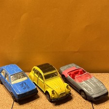 Lot Of 3 Mc Toys Cars 1980s