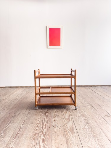 Mid century teak - barwagen, oder
