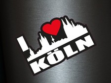 1 x Aufkleber I Love Köln