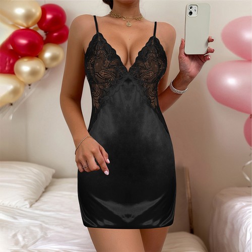 Sexy damen stain nachtkleid - damen,