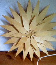 Weihnachtsstern Dekostern Holz