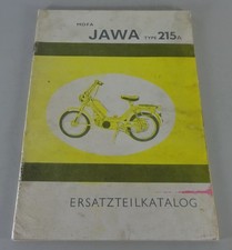 Teilekatalog / Ersatzteilliste Mofa Jawa Babetta Typ 215 A 80-ziger Jahre