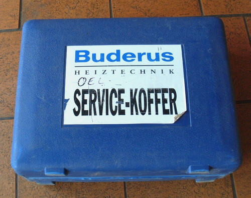 Buderus service koffer leer - ,