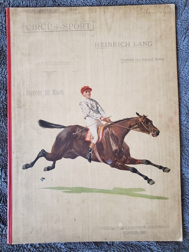 Altes skizzenbuch circus - altes, circus-sport