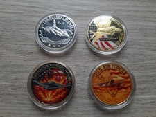 4x Challenge Coins US Airforce