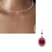 Anhänger 585 Gold Weißgold