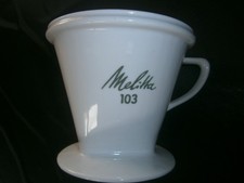Melitta Kaffeefilter 103 Porzellan 3-Loch grüne Schrift