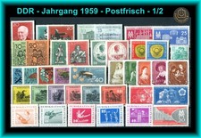 BRIEFMARKEN - DDR - Kompletter Jahrgang 1959 - Postfrisch - TOP !